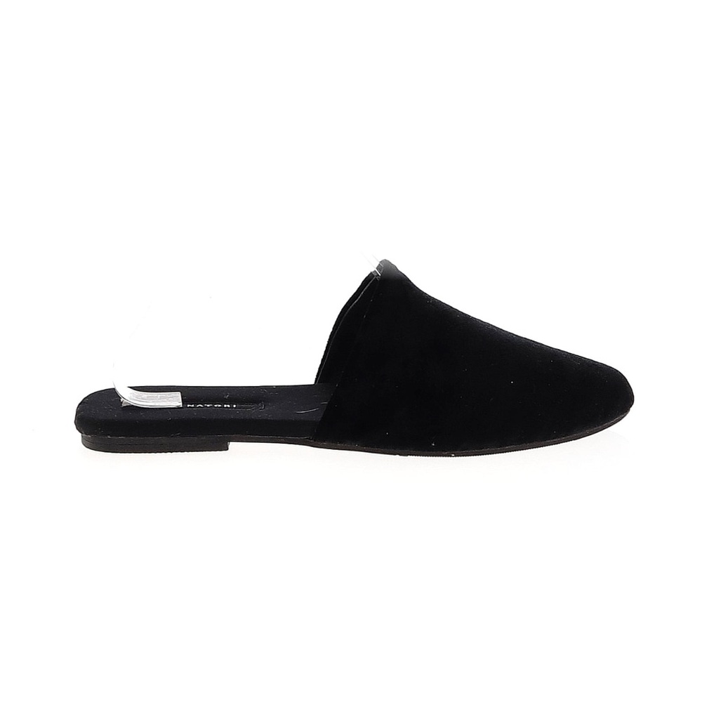 Women's Black Slip-On Mules